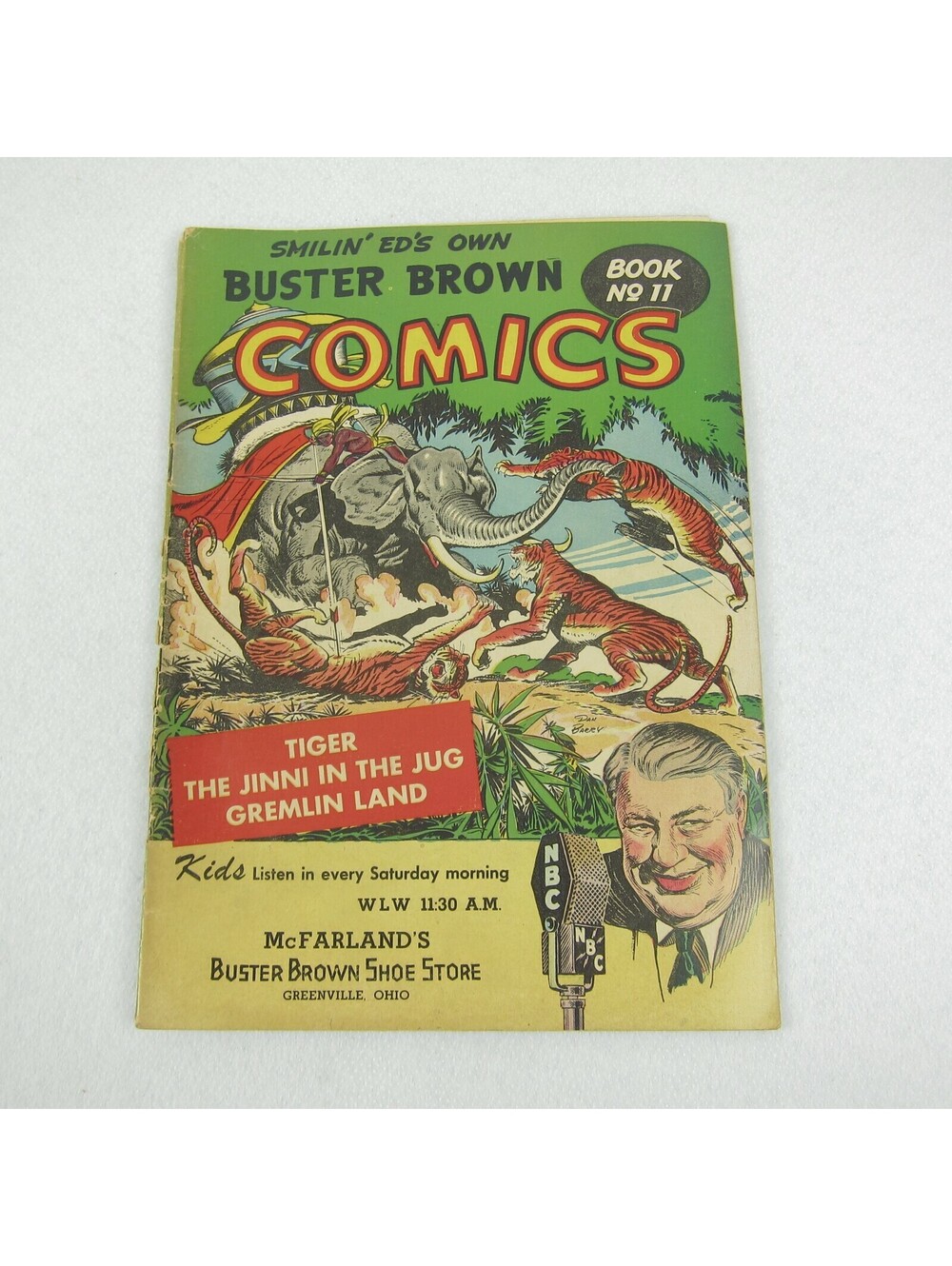 Vintage 1946 Smilin Ed's Buster Brown Comic Book #11 Brown Shoes Promo RARE